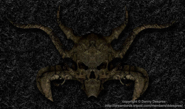 Dark skull 3d model